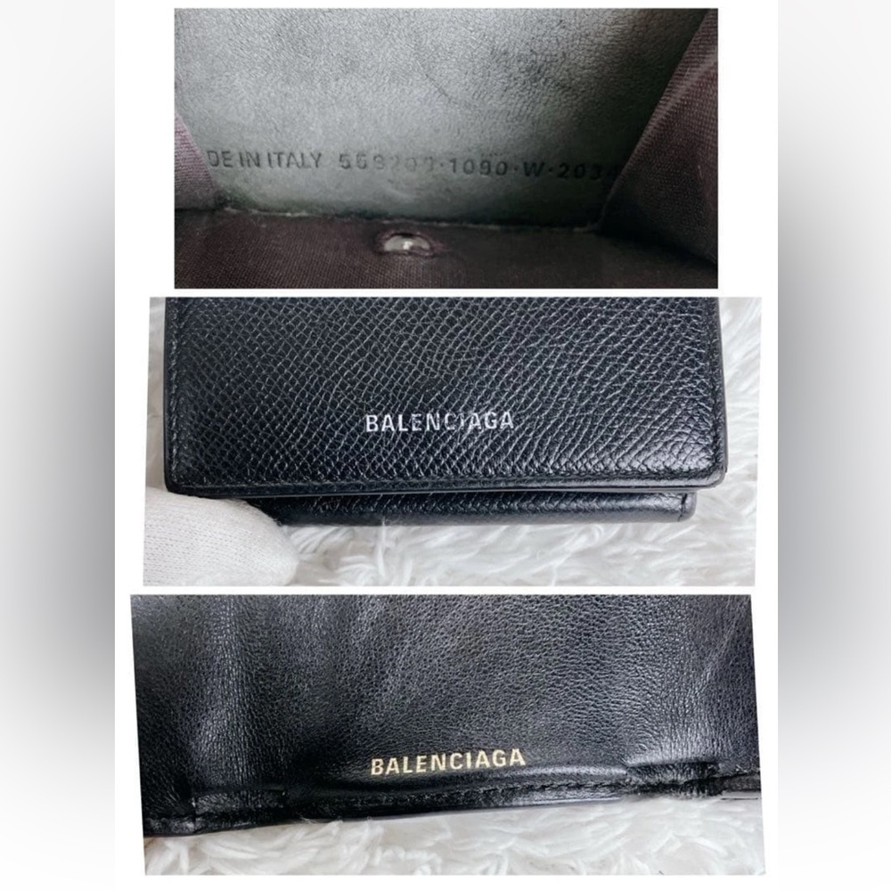 Balenciaga Black Leather Wallet - Picture 5 of 10
